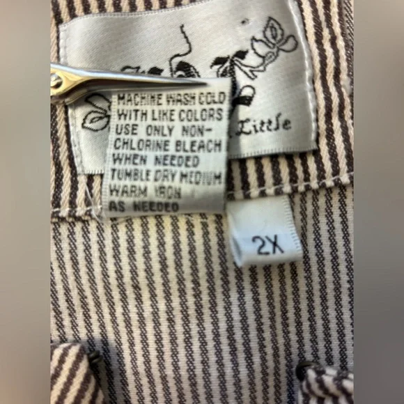 Live a Little Brown and Cream Striped Lightweight Jacket - Picture 9 of 10